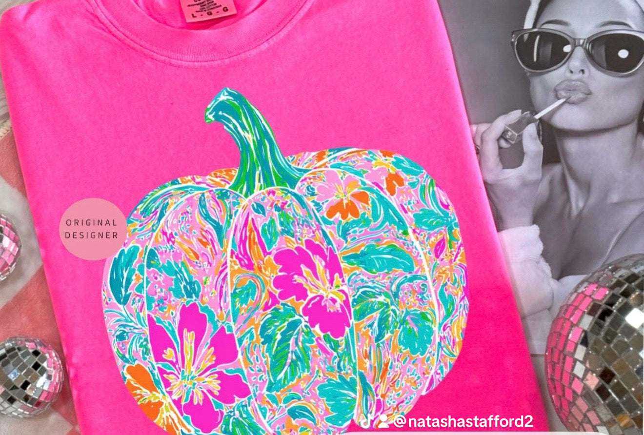 Hot pink pumpkin#1